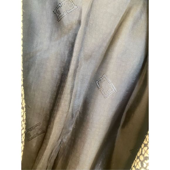 Escada Wool Silk Blend Black White Blazer, Mother of Pearl Button, Size Medium* - Picture 3 of 11